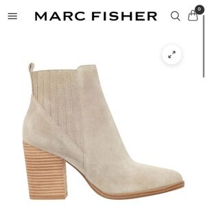 Marc Fisher Alva Suede Ankle Booties